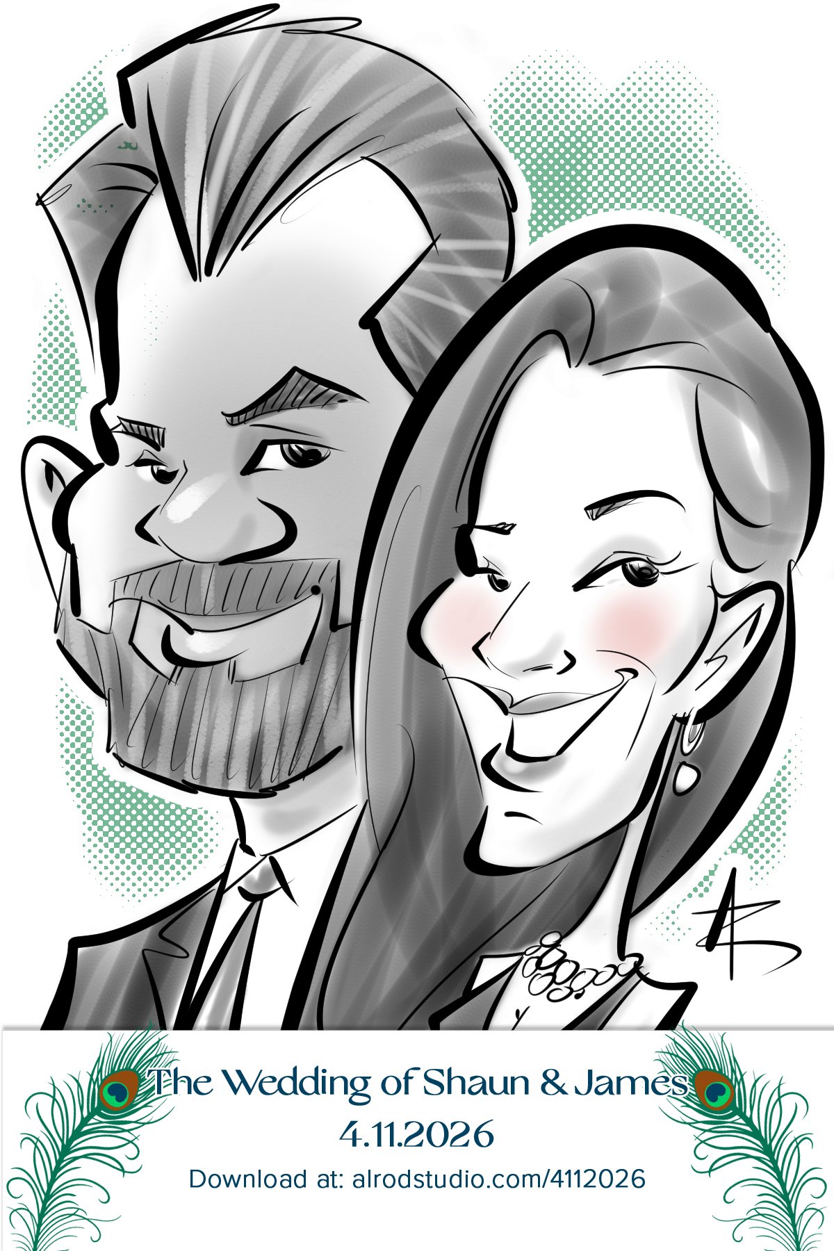 Miami Digital Caricatures 