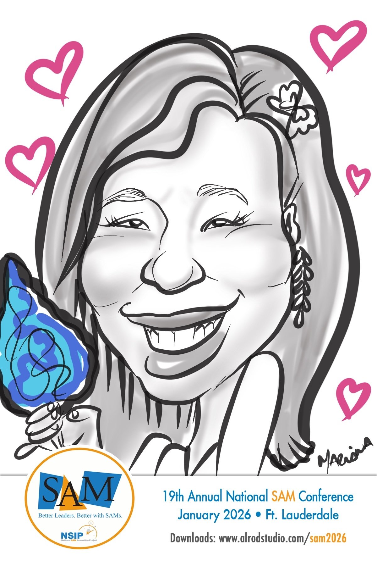 Ft. Lauderdale Florida Digital Caricature Artists