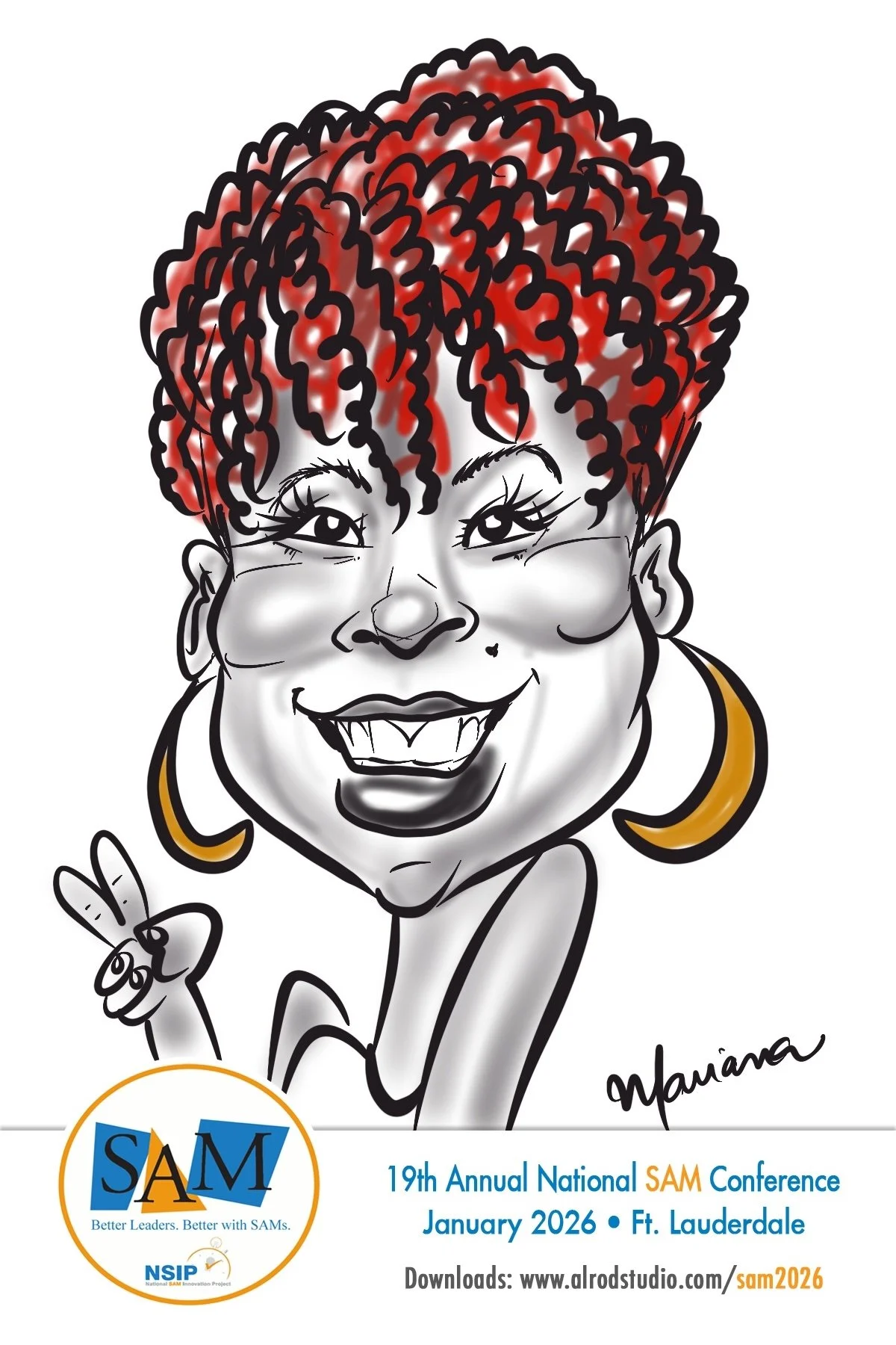 Ft. Lauderdale Florida Digital Caricature Artists