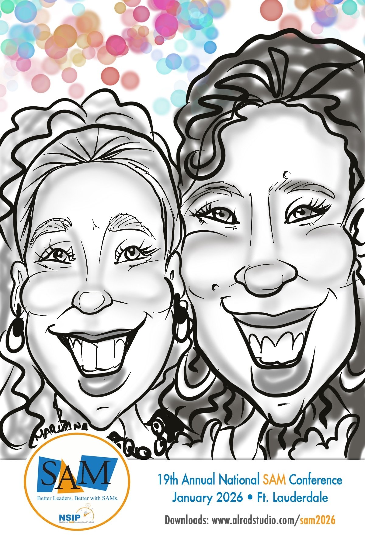 Ft. Lauderdale Florida Digital Caricature Artists