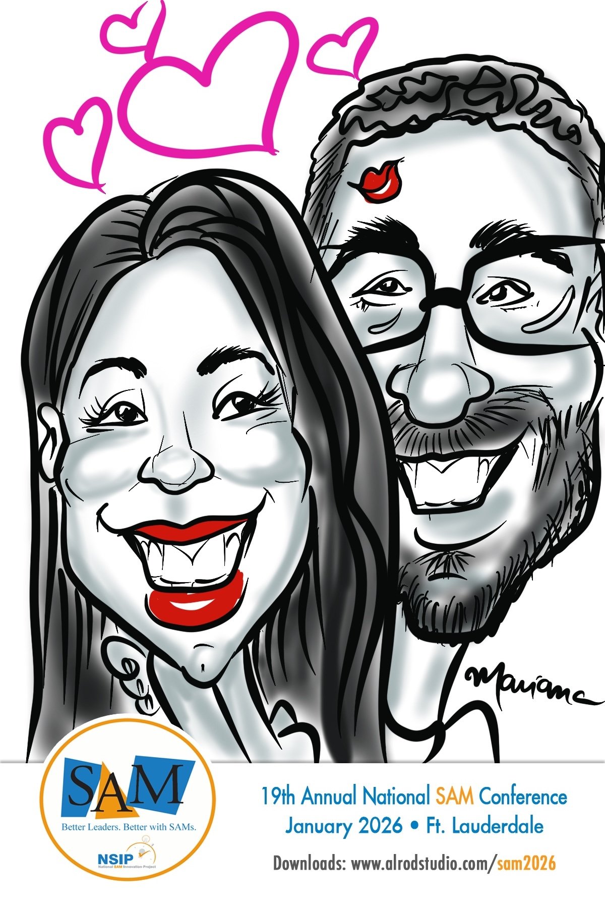Ft. Lauderdale Florida Digital Caricature Artists