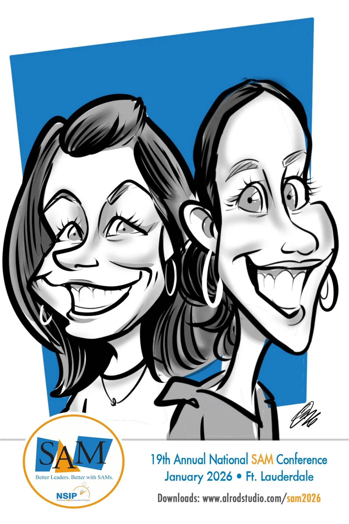 Ft. Lauderdale Florida Digital Caricature Artists