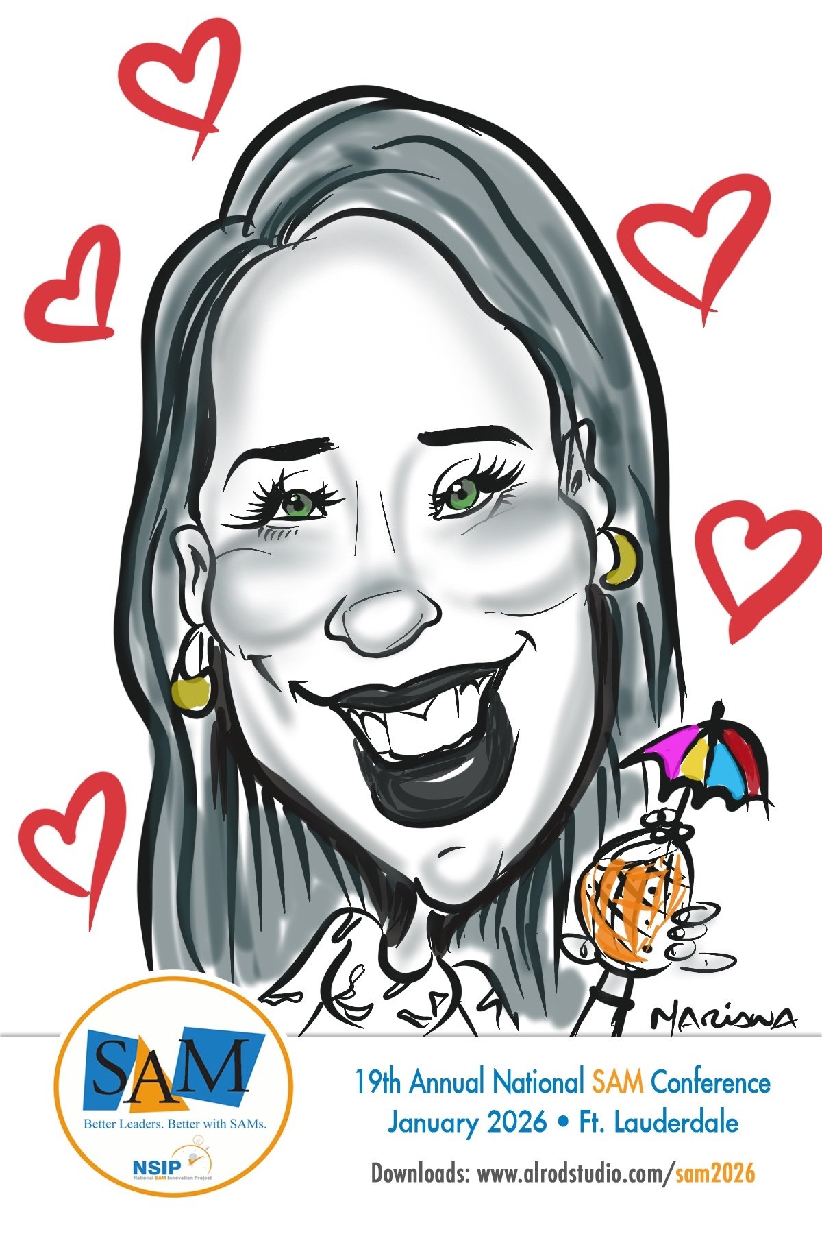 Ft. Lauderdale Florida Digital Caricature Artists