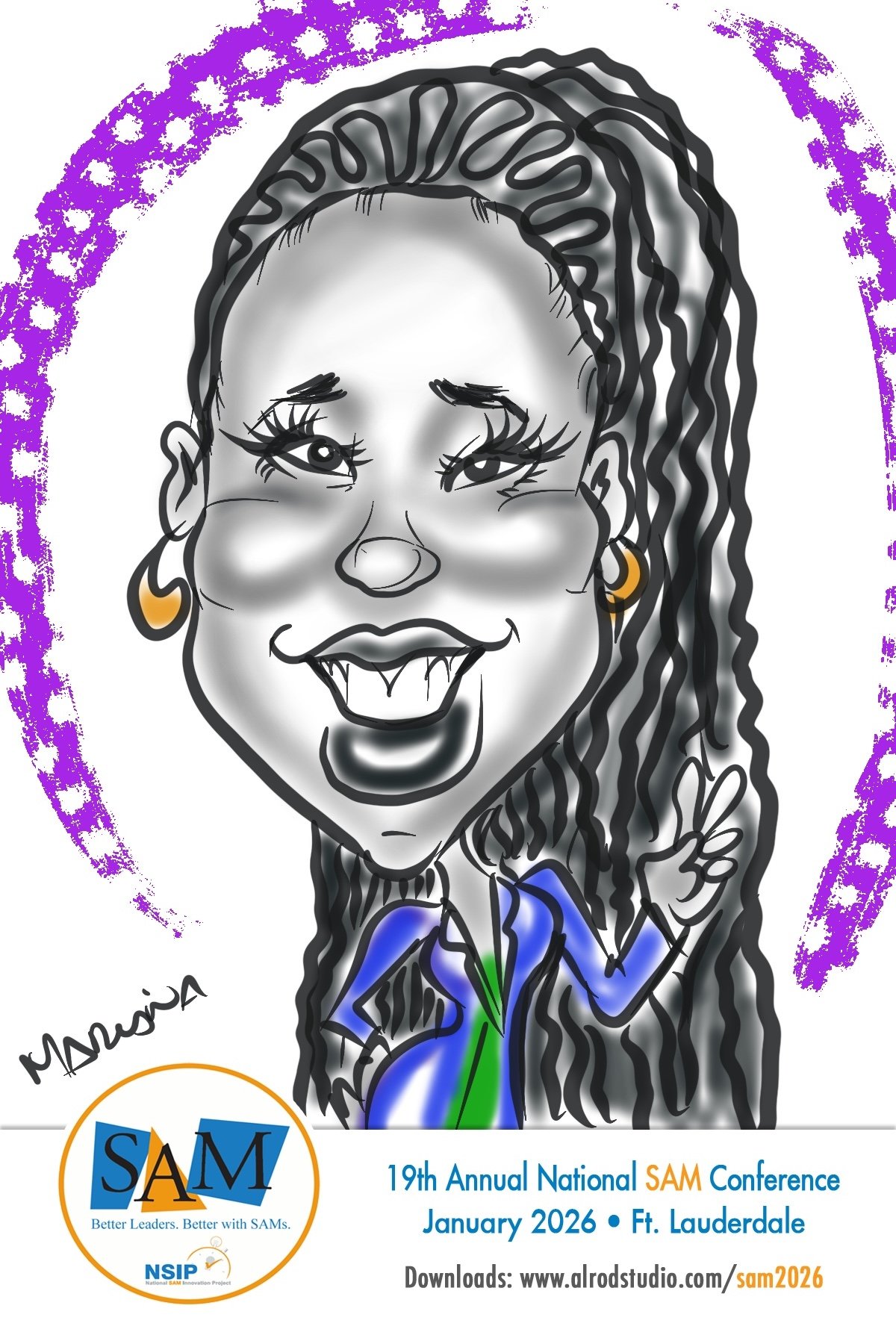 Ft. Lauderdale Florida Digital Caricature Artists