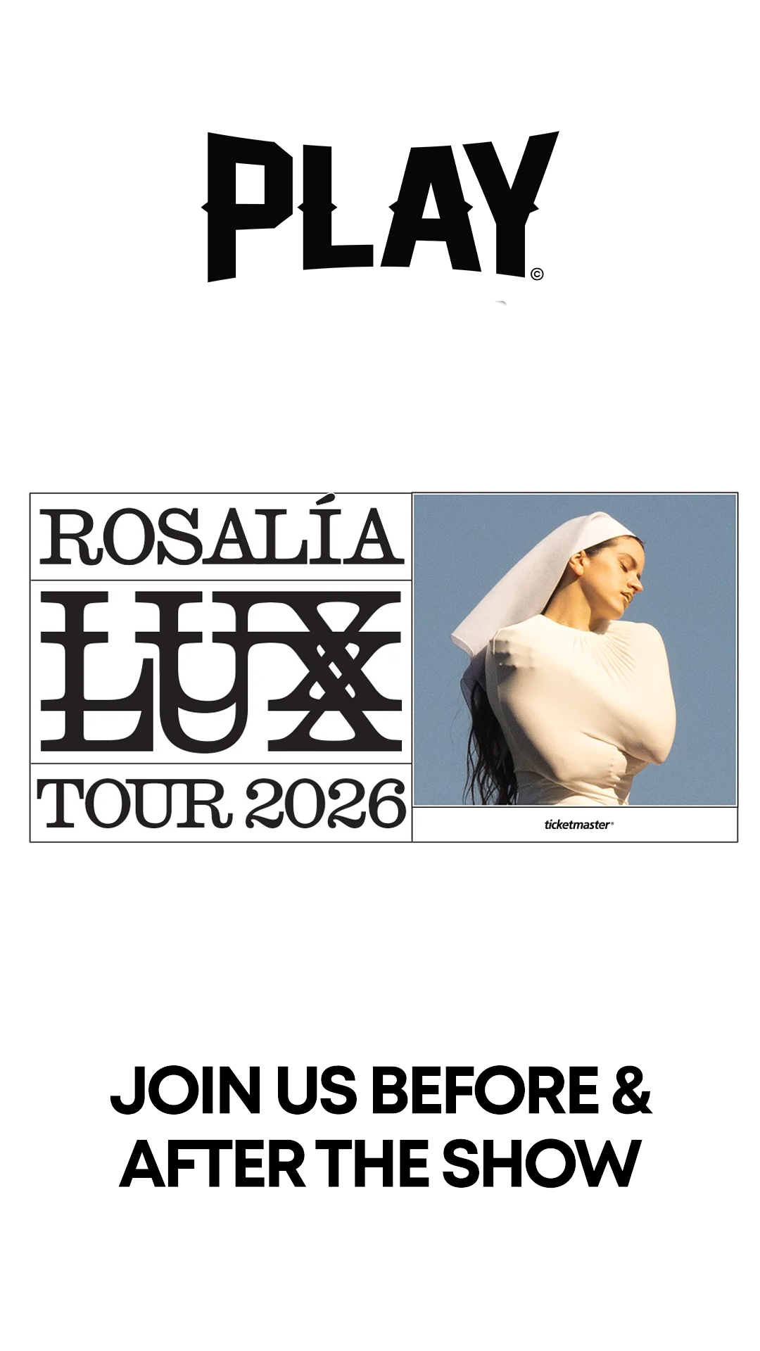 Rosalia - June 11th at TD Garden - join us before and after