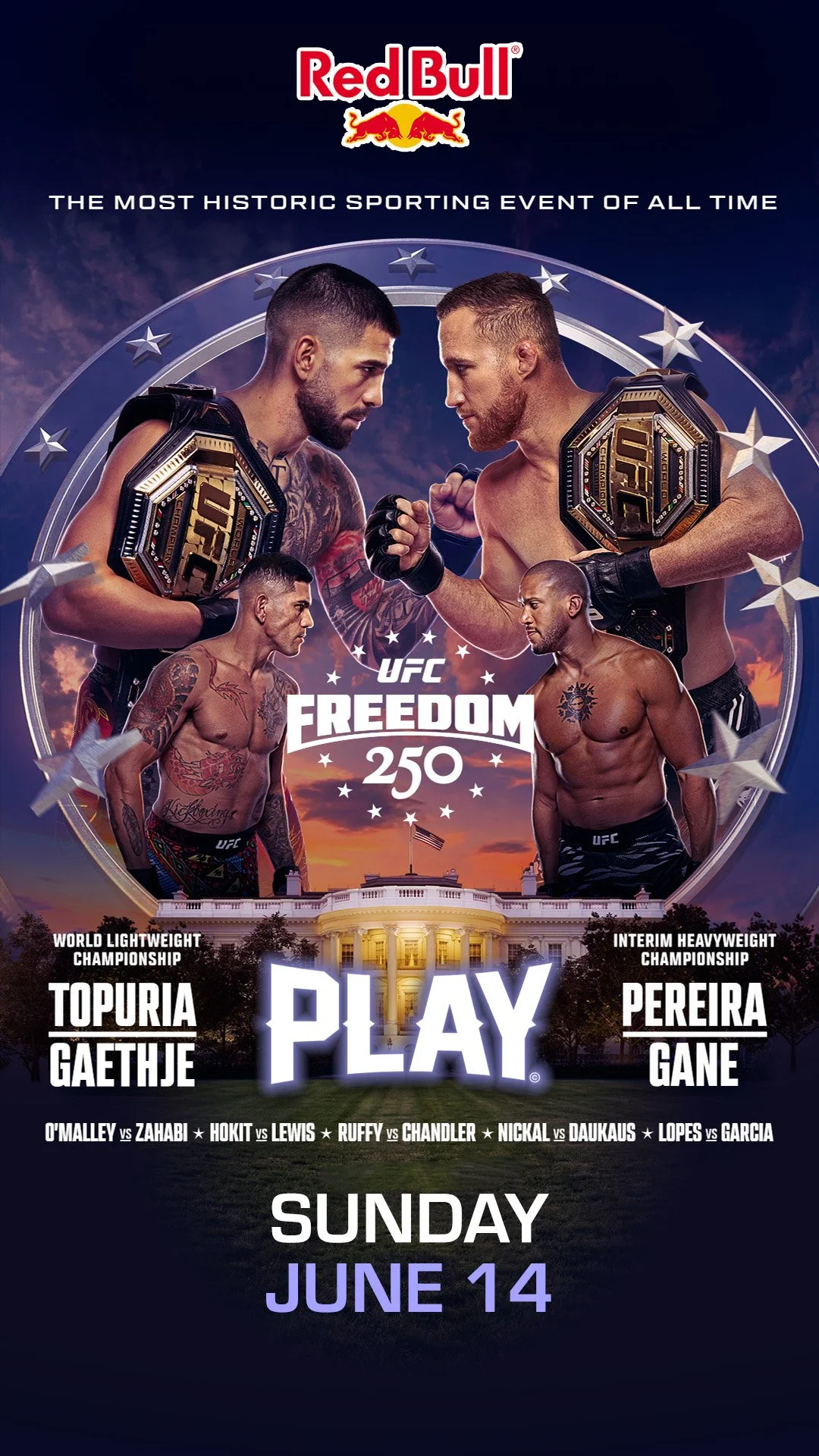 UFC FREEDOM 250 FREE Watch Party