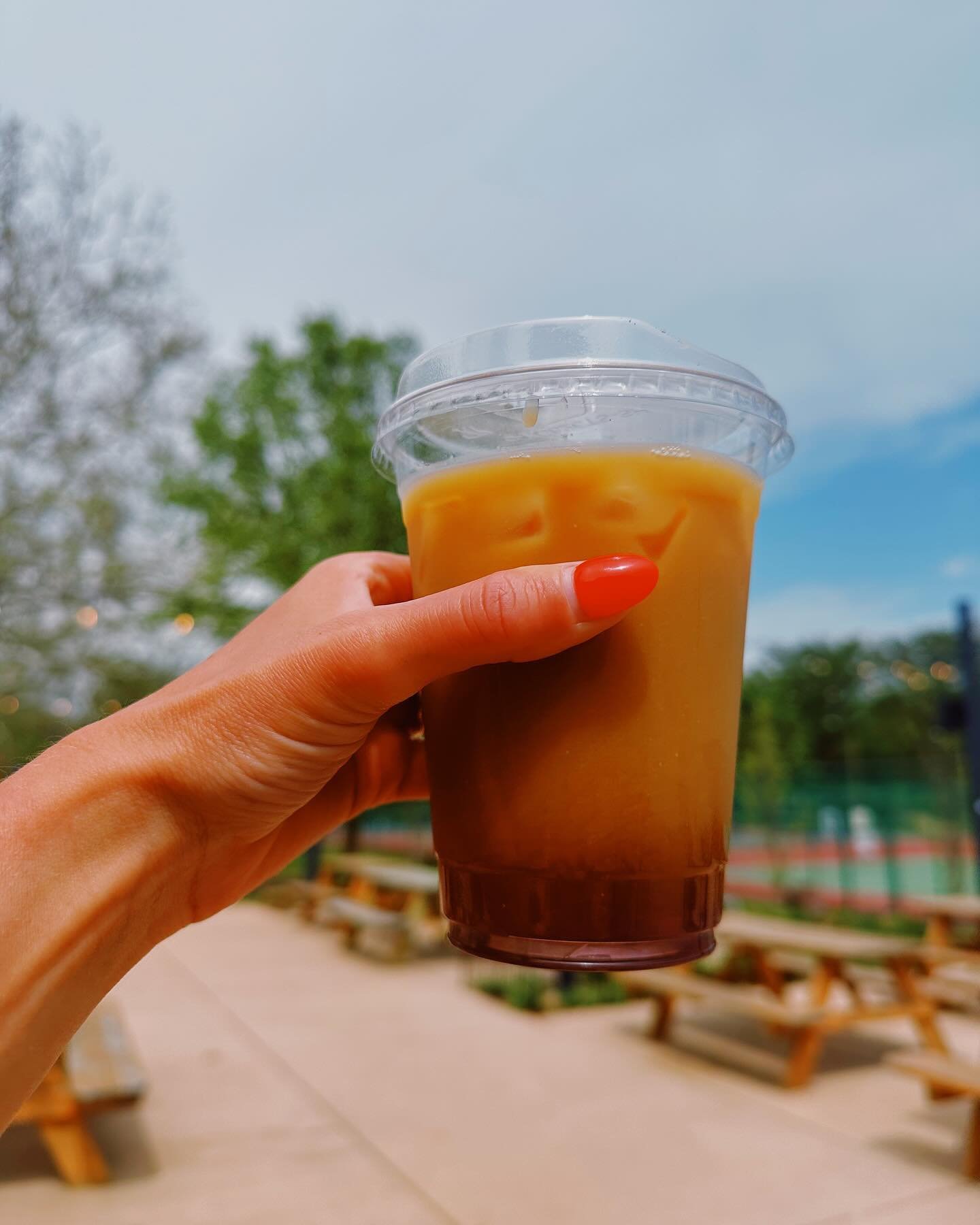 lavender @goshencoffee lattes and park walks ftw