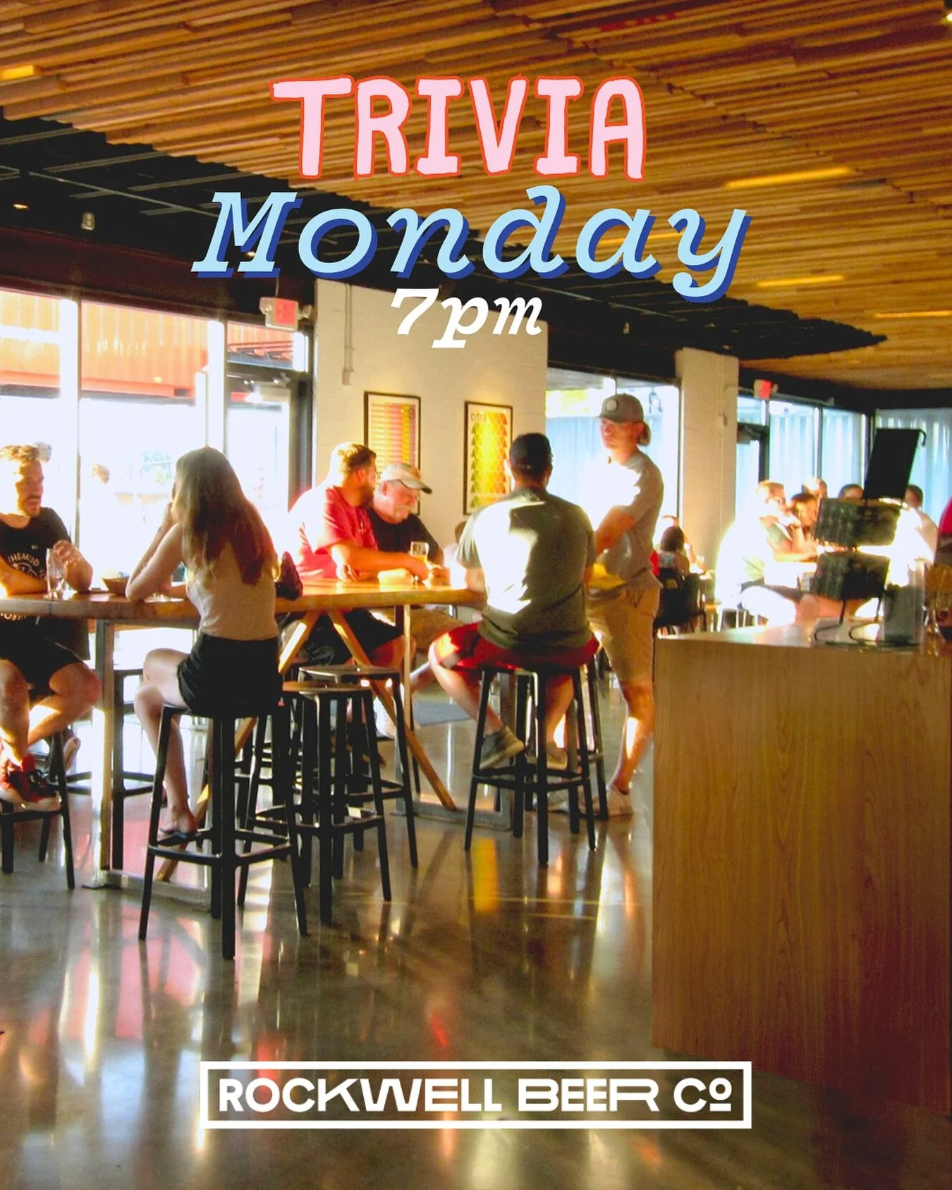 Who&rsquo;s ready for some Trivia❓🙋&zwj;♀️ Trivia Monday is here! Come by for food, drinks, and all the fun 🍻