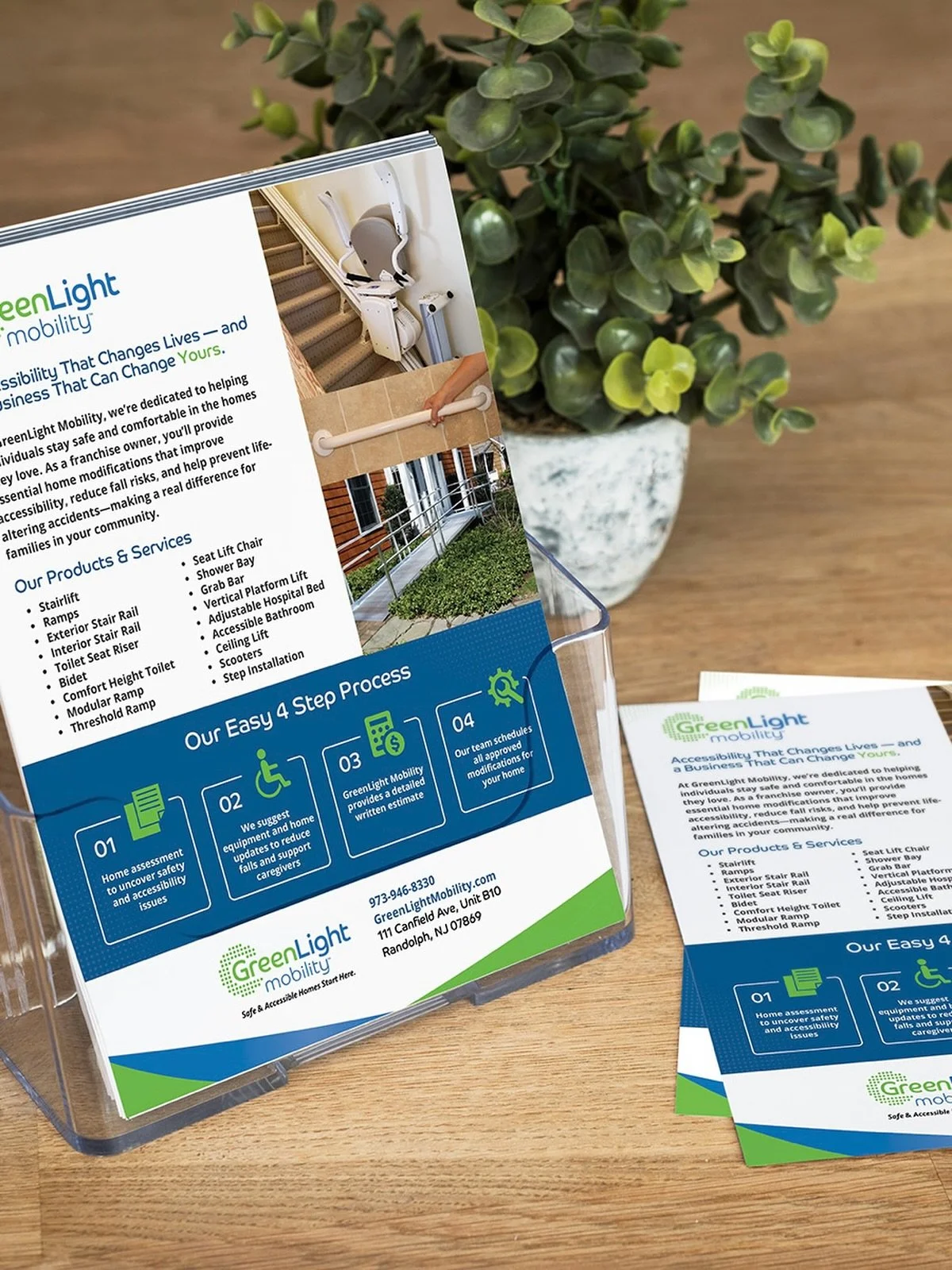 Project spotlight: a marketing brochure designed for a franchise brand.

Franchising has been in my DNA for 15+ years &mdash; I&rsquo;ve worked across home services and supported thousands of franchise locations nationwide. Helping franchise organiza