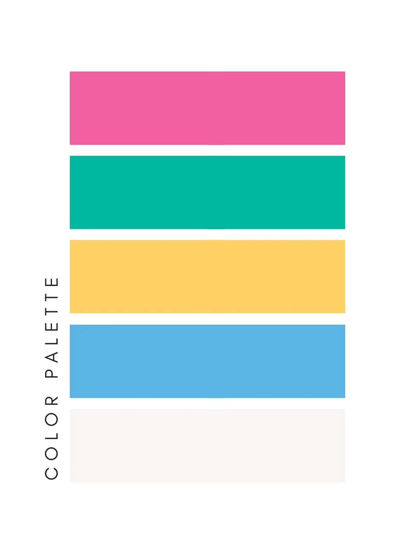 New bold + bright color palette we created for a Philly-based marketing agency with major Palm Beach energy. 🩷💚🩵💛💜 #colorinspo