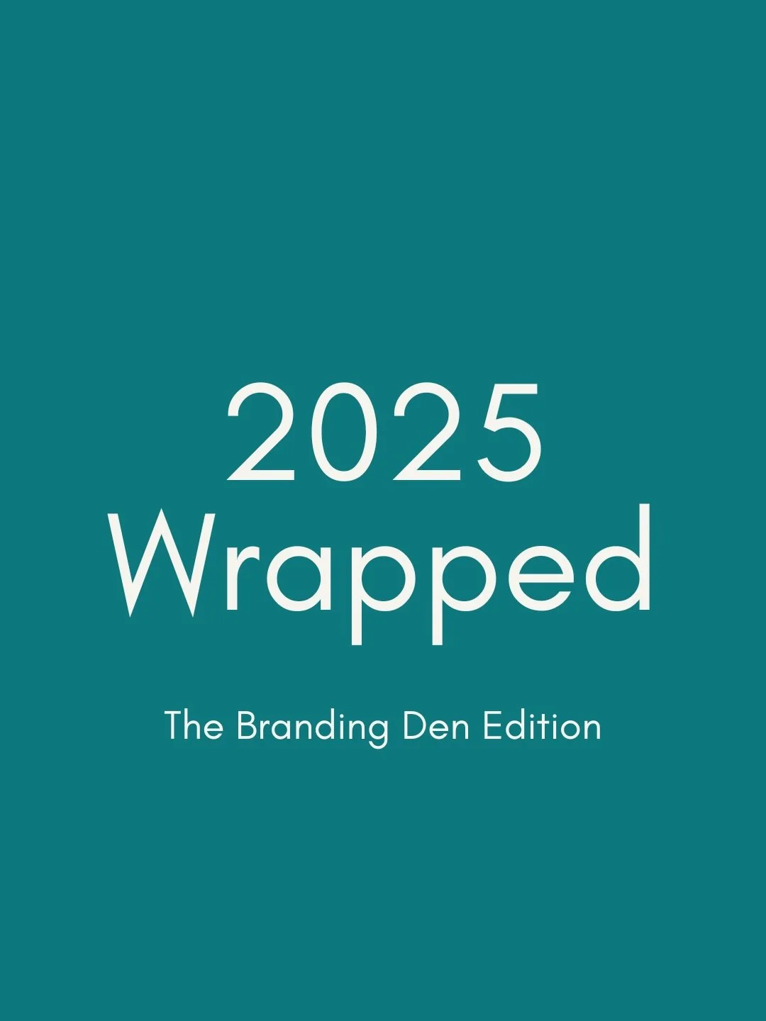 2025: The Year of the Den. 🥂✨ Early in my career, the value of continuous improvement was etched into my workflow. This year, that meant moving beyond &ldquo;pushing pixels&rdquo; and fully stepping into my role as a strategic partner for every busi