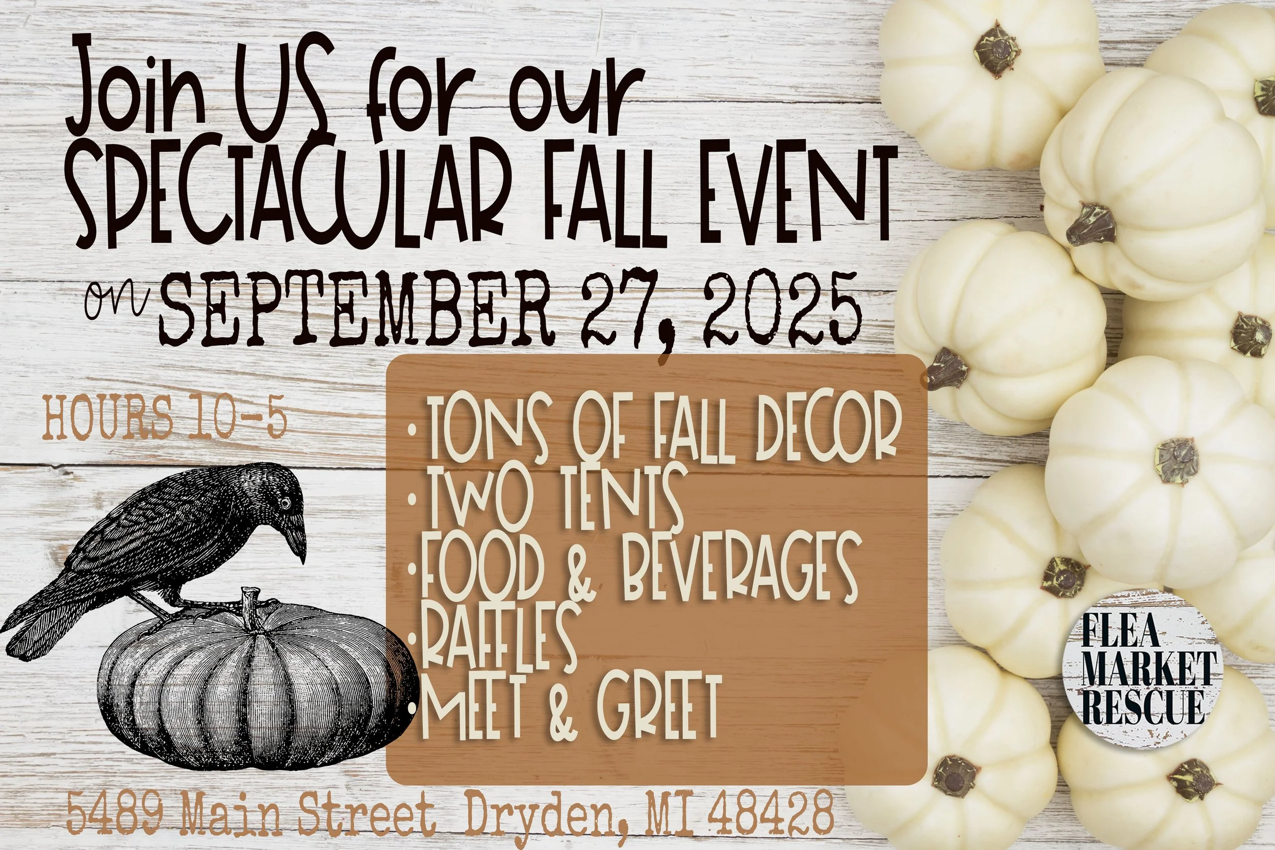 OUR SPECTACULAR FALL EVENT