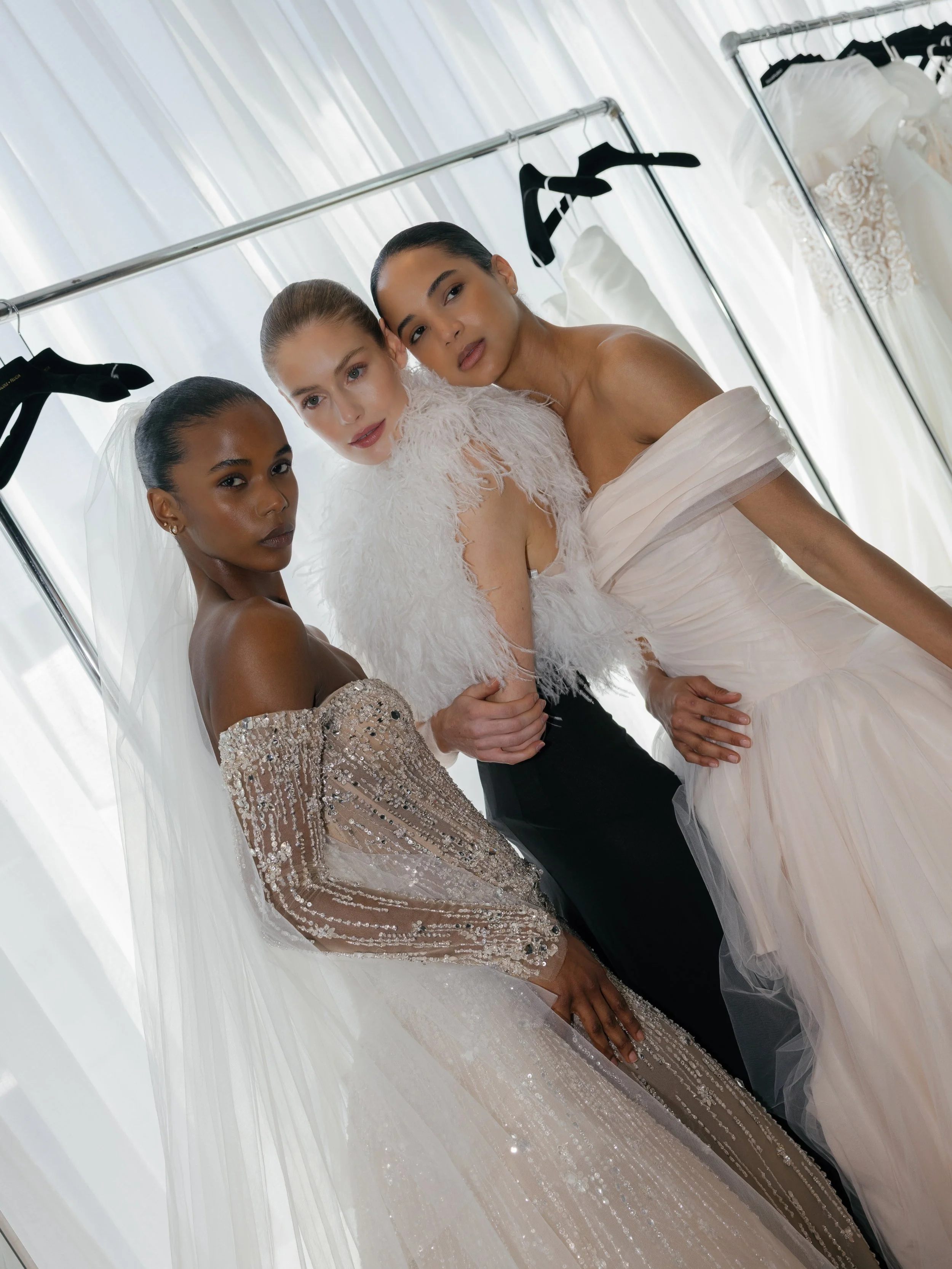 Nicole + Felicia couture SS27 is every bride&rsquo;s dream! 🤍✨ Find the best selection of gowns at #kinsleycouturebridal 

Book your appointment now! 🤍 #california #bride #weddinginspiration