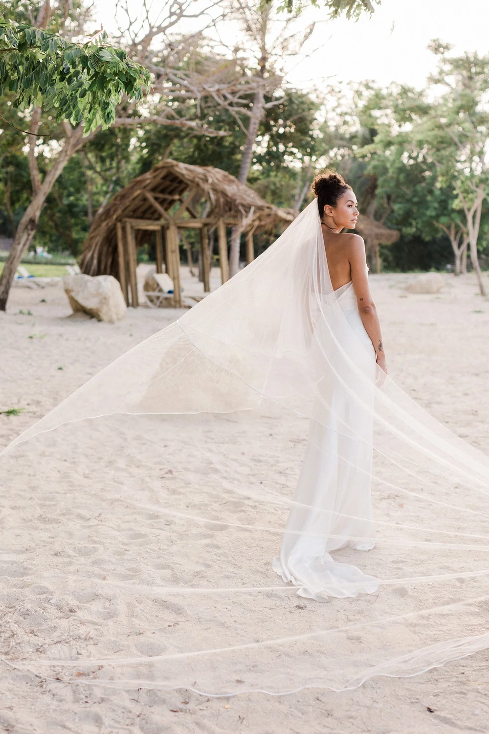 Tony Federici Ivory Veil with Blusher Supreme | Toni Federici main image 4