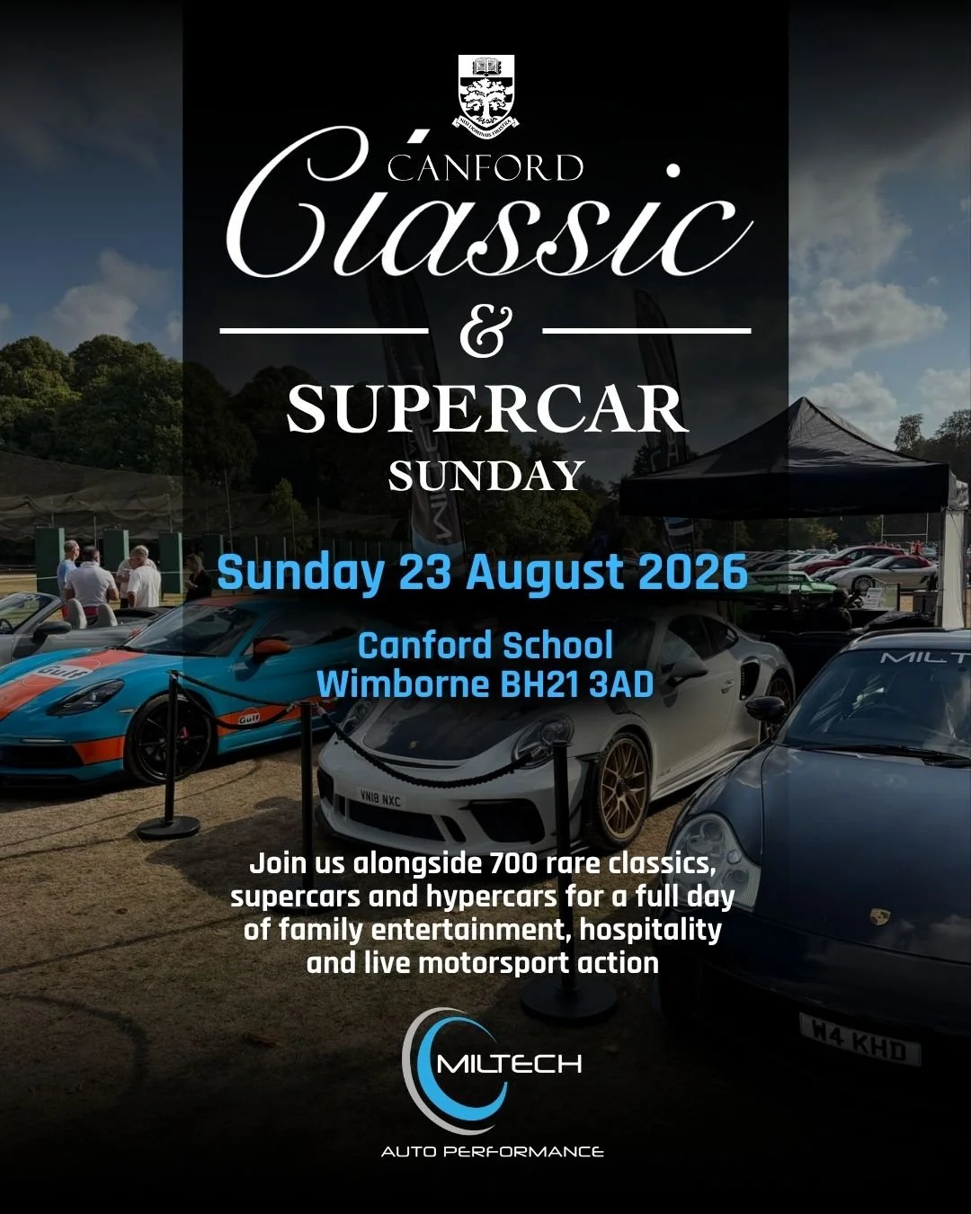 Canford Classic & Supercar Sunday