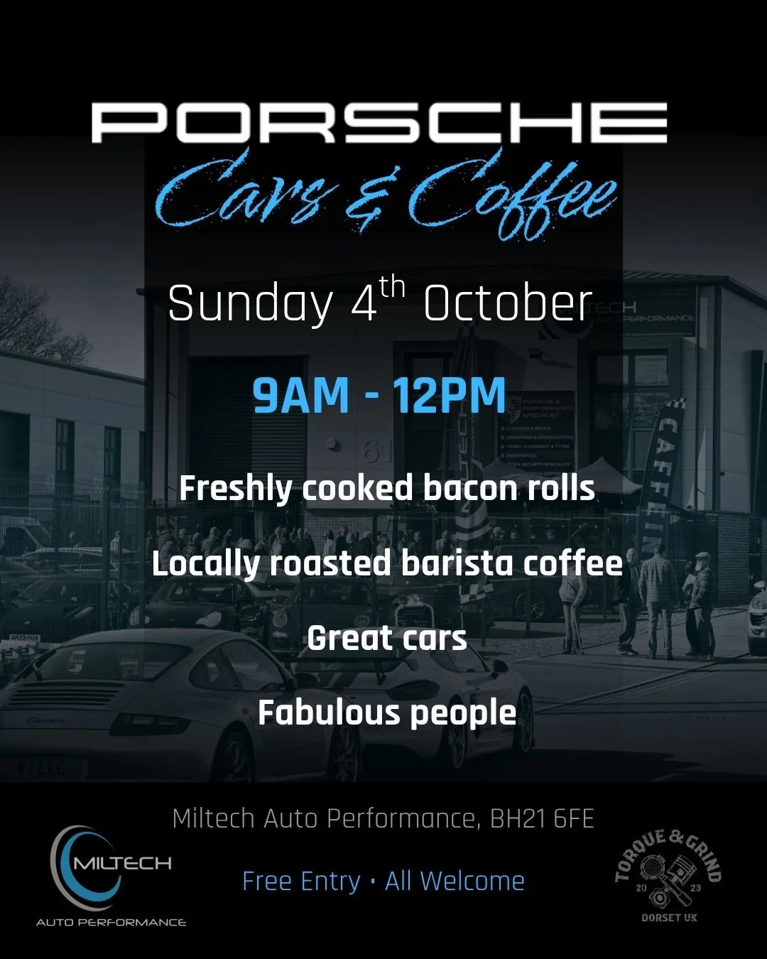 Miltech Porsche Cars & Coffee