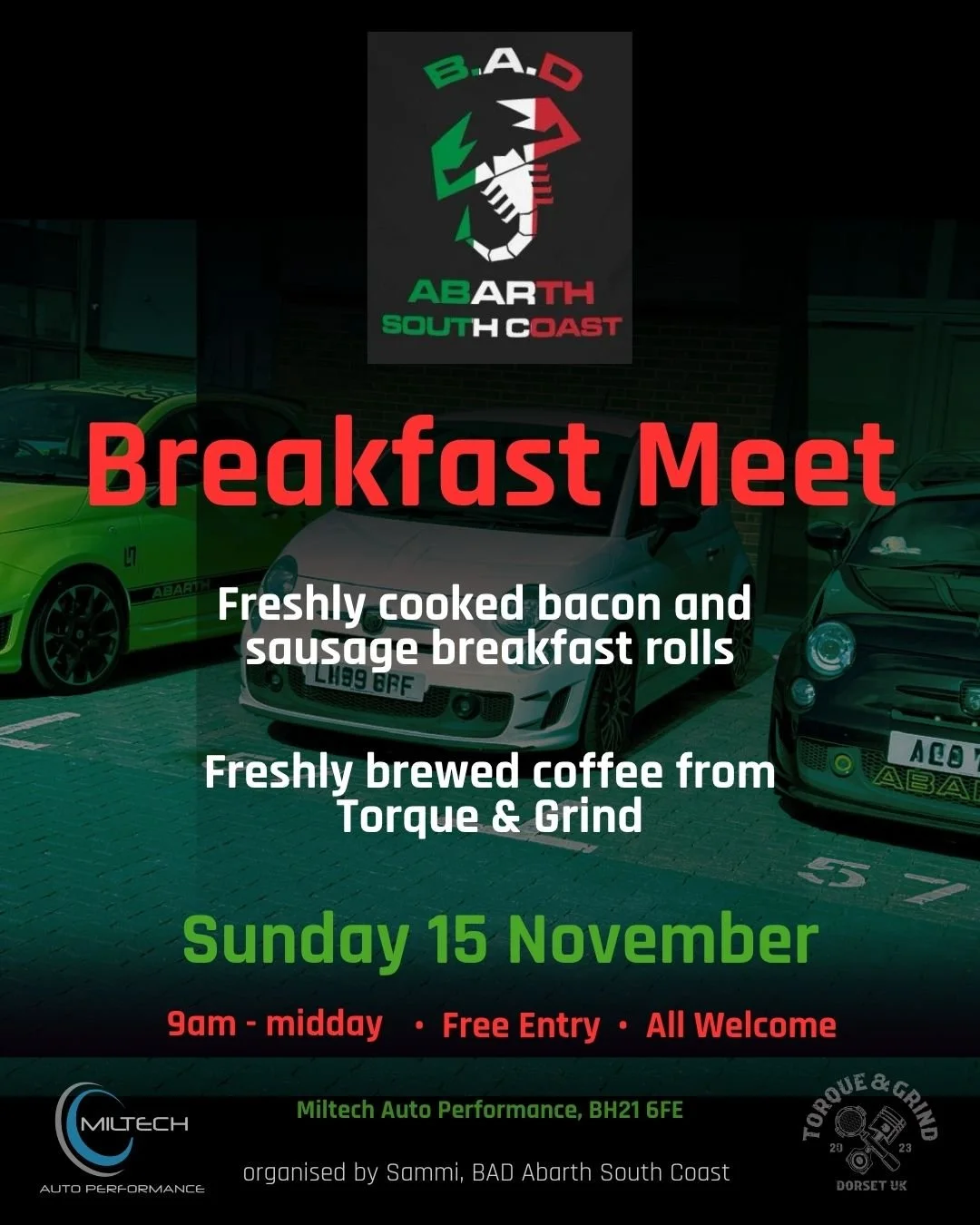 BAD Abarth Breakfast meet