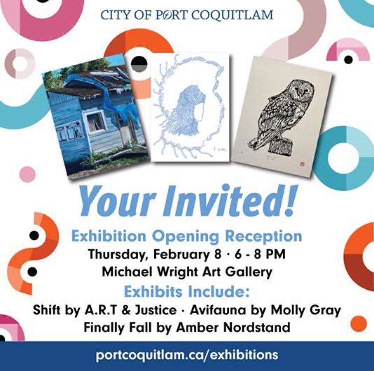 February 8th! Come join us for an evening of art appreciation! We will celebrating the launch of shift alongside the other amazing artists showcasing their work in the @cityofpoco galleries. 

We will be there with bells on and hope to see all your f