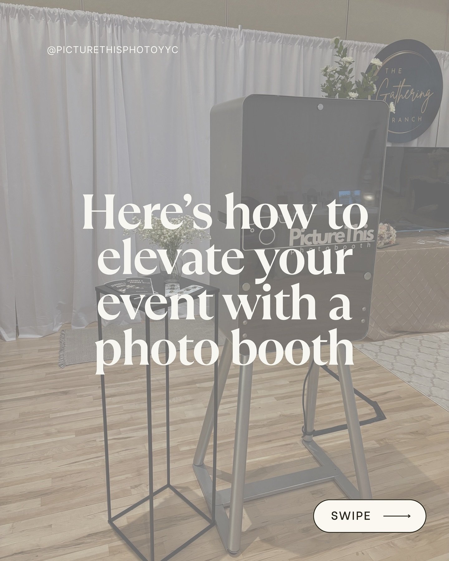 A photo booth adds that extra spark to any event - capturing fun moments and giving guests something to remember long after the celebration⚡️ 

👉🏼Swipe to see how a photo booth can elevate your next gathering!

#albertaphotobooth #photoboothrental 
