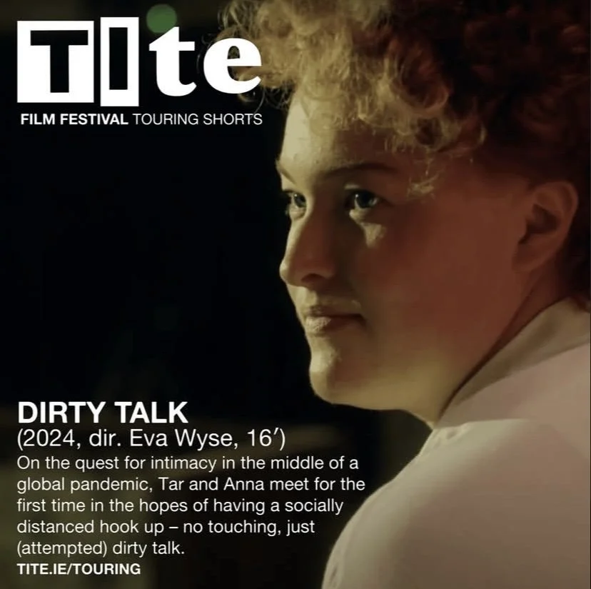 Promotional Poster of Dirty Talk, short film directed by Eva Wyse.