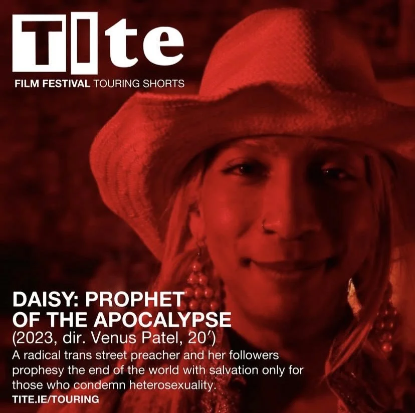 Promotional Poster of Daisy: Prophet of the Apocalypse. Short film directed by Venus Patel.