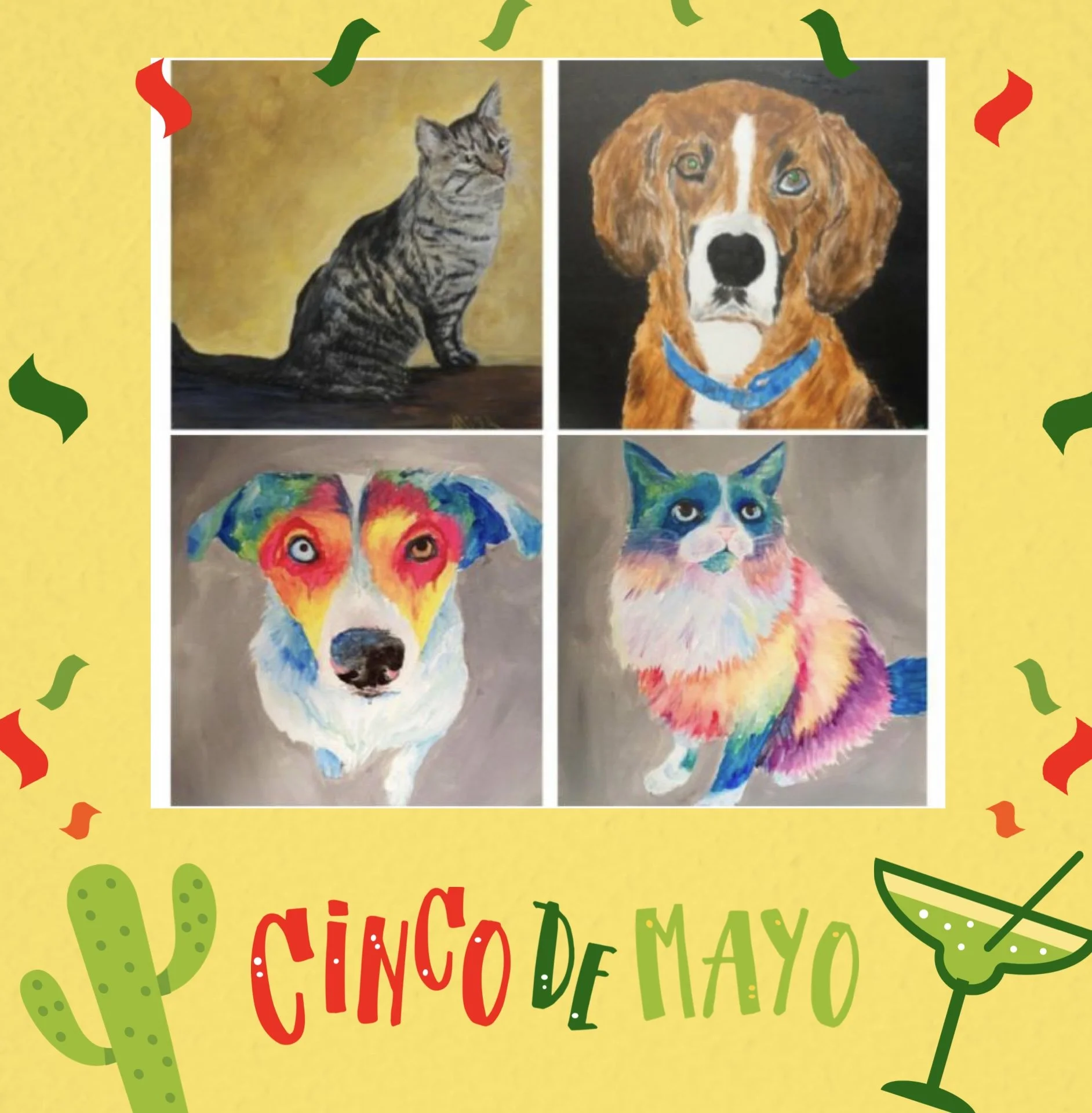 DIY Pet Portraits – Paint Your Fiesta Fur Baby!