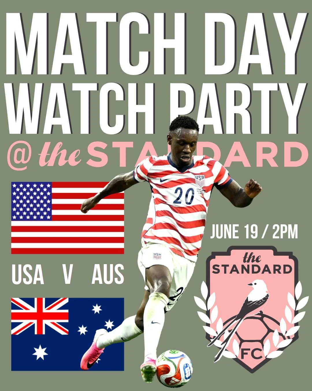 US vs AUS WATCH PARTY 