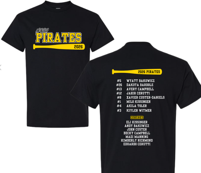 2026 Pirates Team Shirt