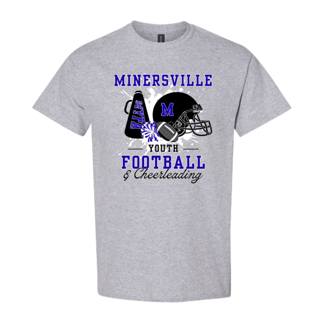 MYFA Football & Cheerleading Splatter T-Shirt