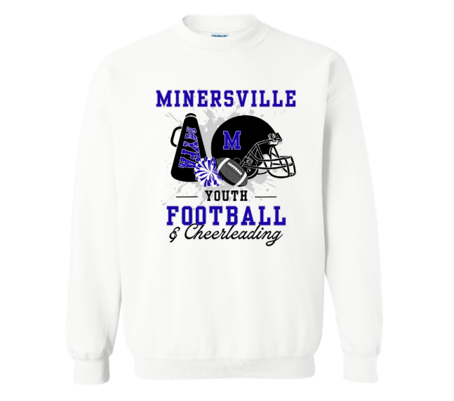 MYFA Football & Cheerleading Splatter Crewneck