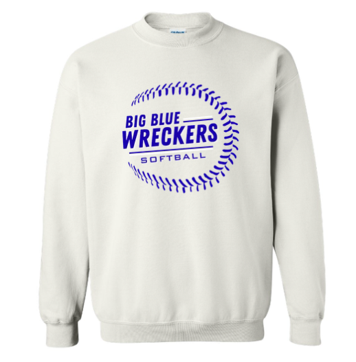 Big Blue Wreckers Stitches Crewneck