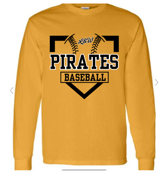 L&W Pirates Baseball Long Sleeve