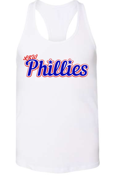 Women's Racerback Tank Top - Phillies (Red)