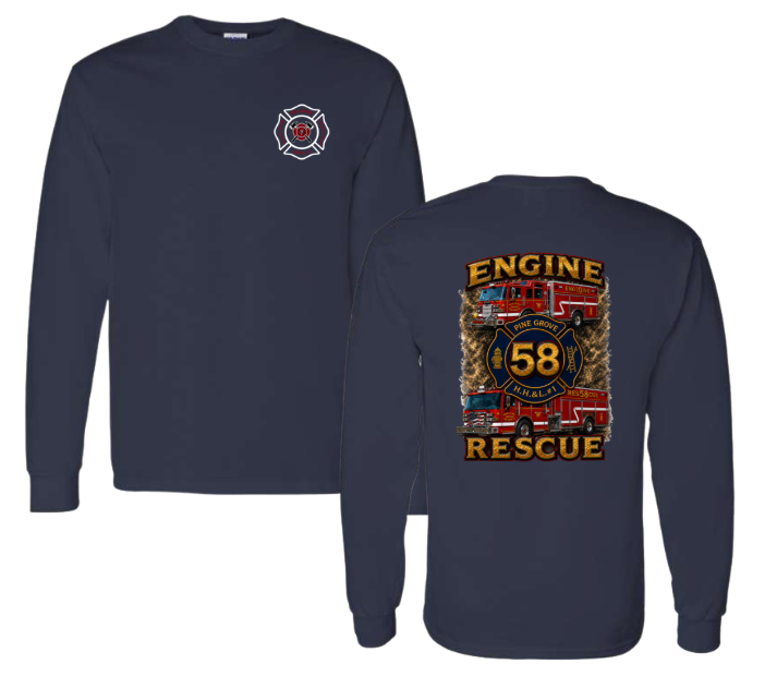 PGHH&L Rescue/Engine Long Sleeve Shirt