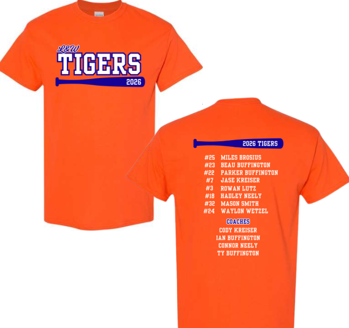 2026 Tigers Team Shirt