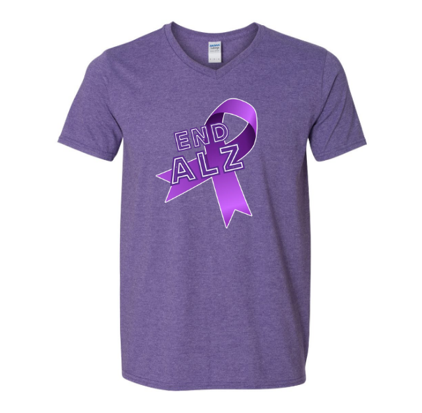 Luther Ridge - Alzheimer's Walk (End Alz) V-Neck Shirt