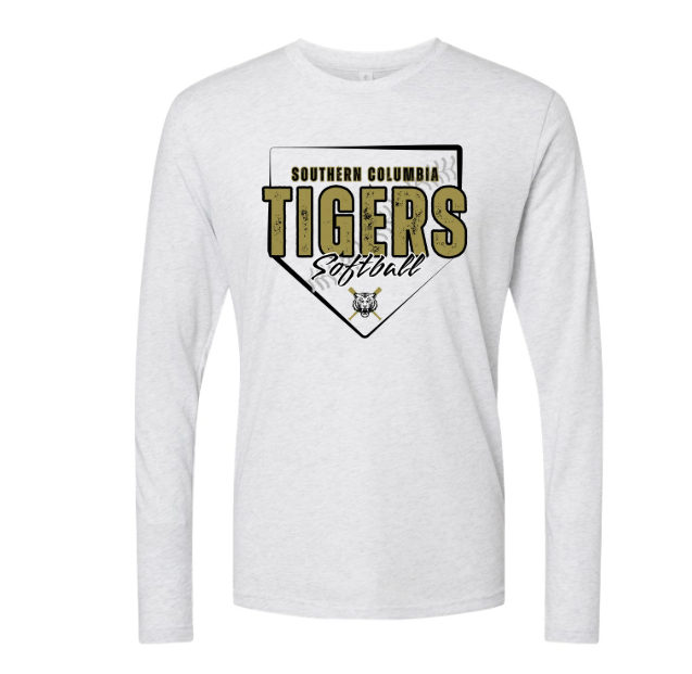 SC Softball Triblend Long Sleeve - Design 1