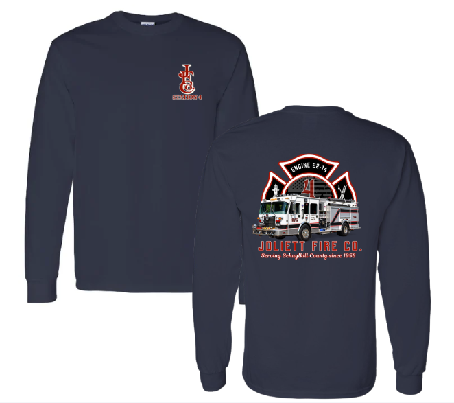 Joliett Fire Engine 22-14 Long Sleeve Shirt