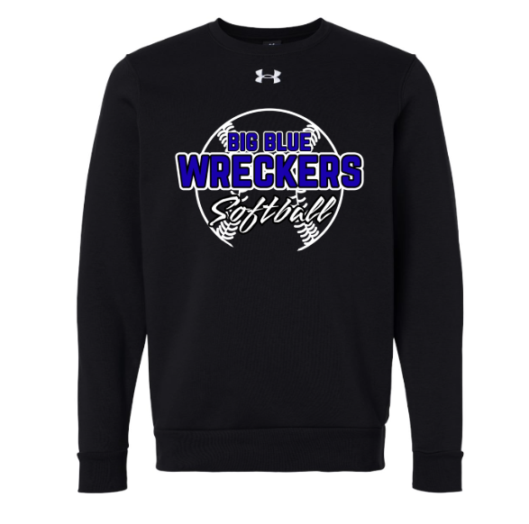 UA Big Blue Wreckers Softball Crewneck - Adult
