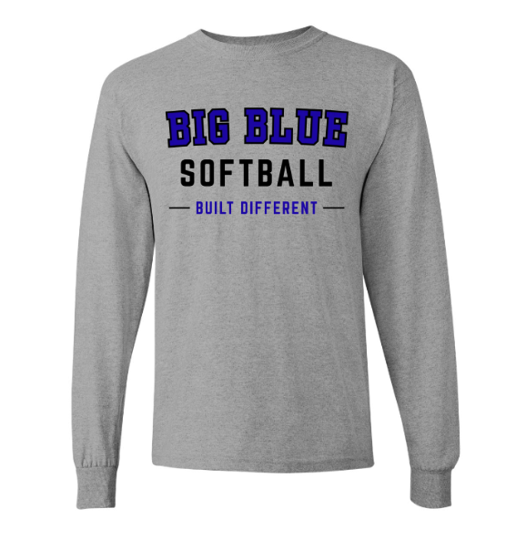 Big Blue Softball Long Sleeve