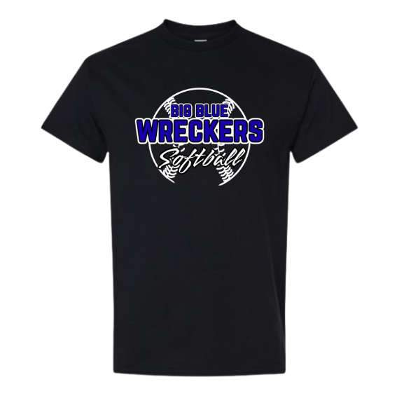 Big Blue Wreckers Softball T-Shirt