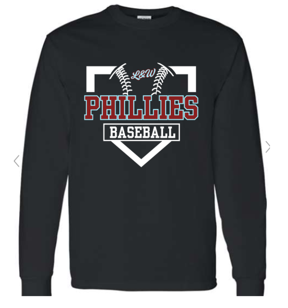L&W Phillies (Blue) Baseball Long Sleeve