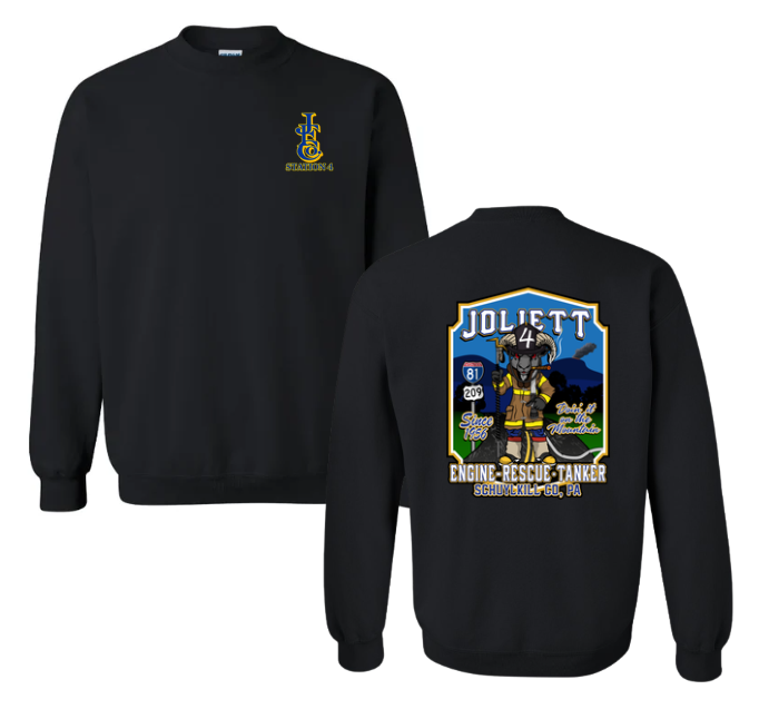 Joliett Fire Patch Crewneck