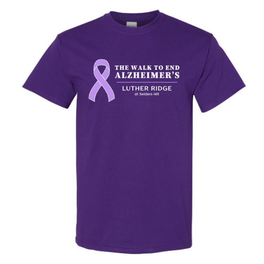 Luther Ridge - Alzheimer's Walk (Ribbon) T-Shirt