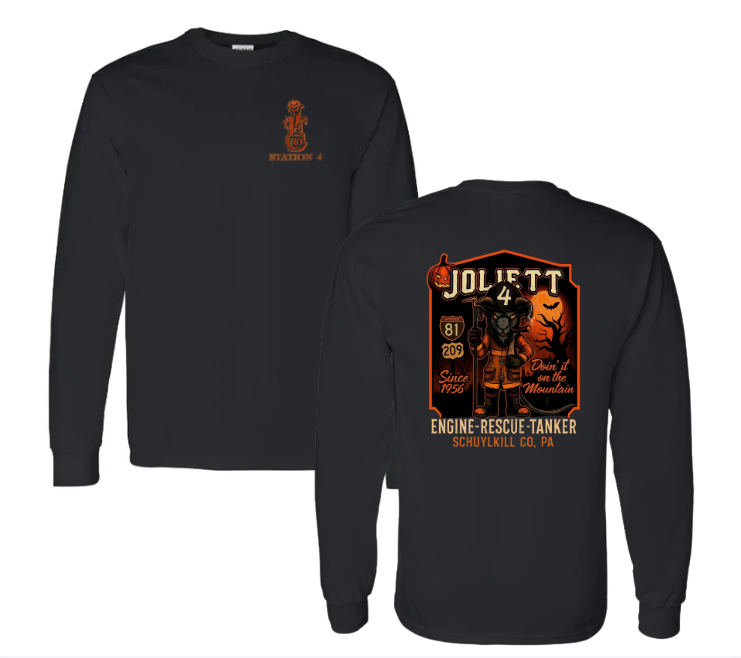 Joliett Fire Co. Halloween Long Sleeve Shirt