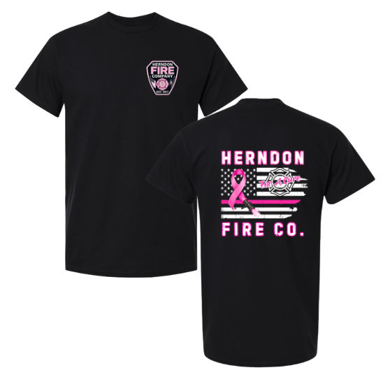 Herndon Fire Breast Cancer Awareness T-Shirt