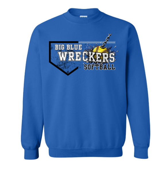 Big Blue Wreckers (Ball Design) Crewneck
