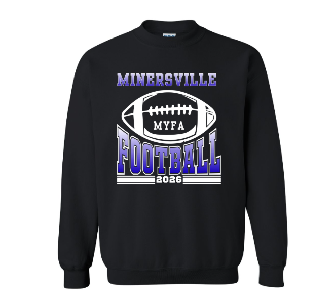 MYFA Minersville Football Crewneck