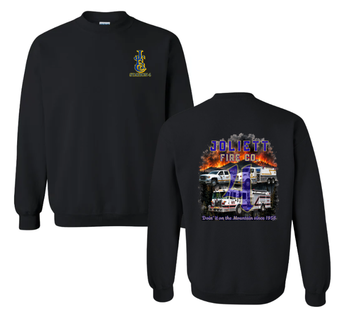 Joliett Fire 4 Crewneck