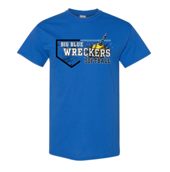 Big Blue Wreckers (Ball Design) T-Shirt